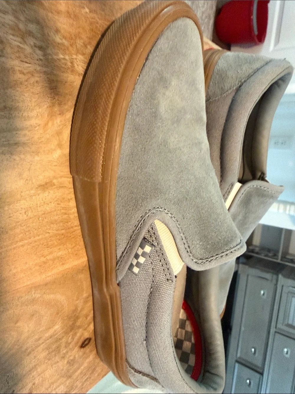 Vans suede slip